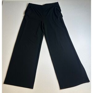 J-Jill WearEver Collection Black Full Leg Pants Size M